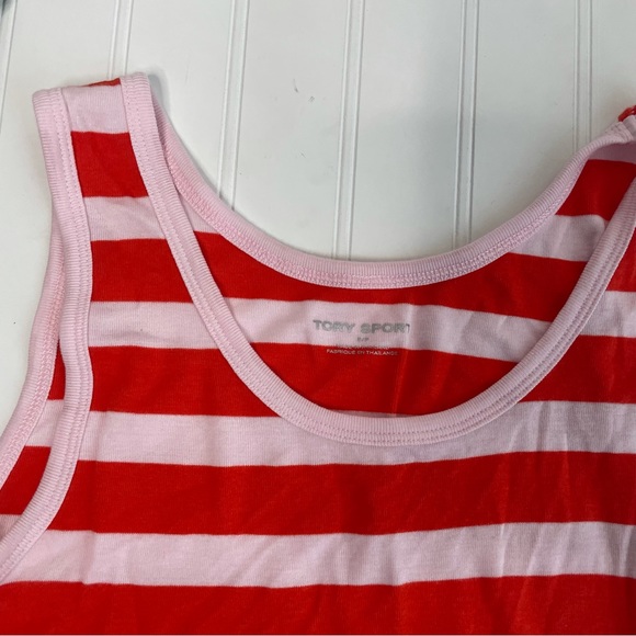 Tory Burch sport tank top women’s small s soft stripe - Picture 4 of 4